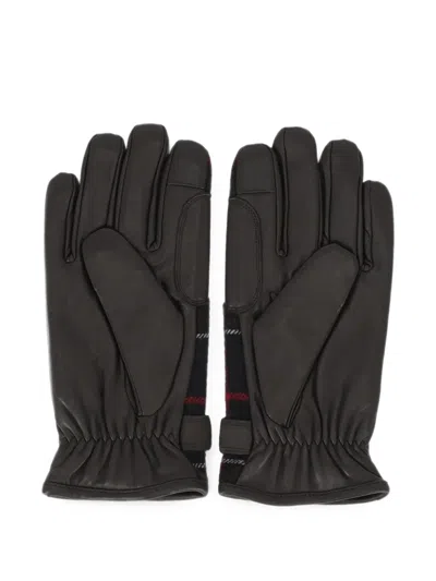 Barbour Newbrough Tartan Gloves In Black
