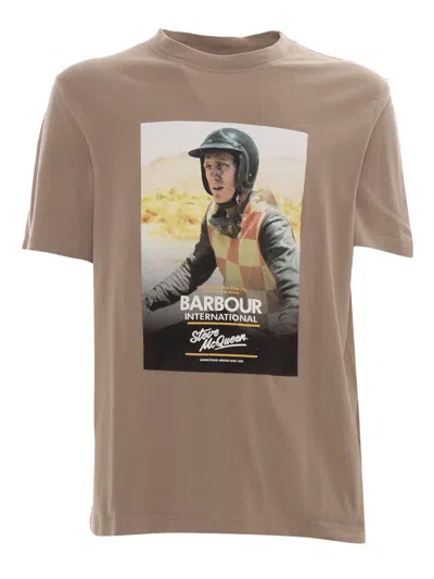 Barbour Nicholl Smq Graphic T-shirt In Multicolor