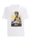 Barbour Nicholl Smq Graphic T-shirt In White