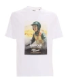 Barbour Nicholl Steve Mcqueen Graphic T-shirt In White