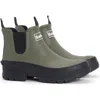 Barbour Nimbus Womens Chelsea Wellies In Olive/black