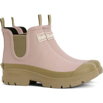 Barbour Nimbus Waterproof Chelsea Rain Boot In Pink