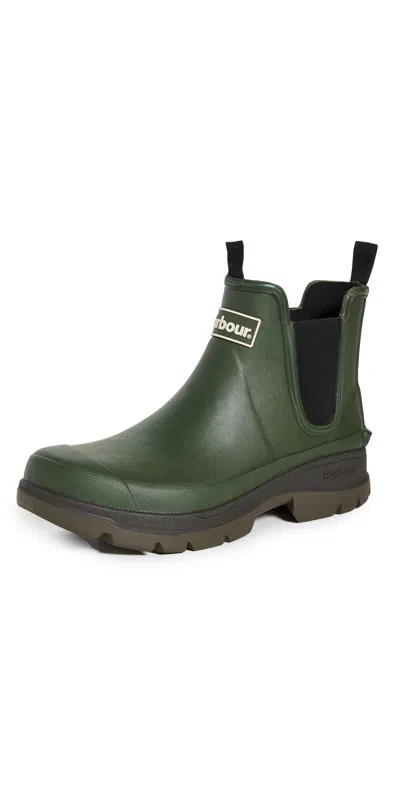 Barbour Nimbus Wellingtons In Olive
