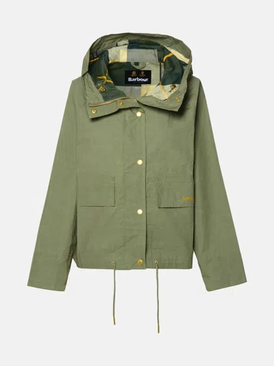 Barbour Kids' 'nith' Green Cotton Jacket
