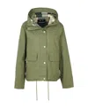 Barbour Nith Hooded Jacket In Green