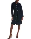 Barbour Noelle Corduroy Shirtdress In Blue