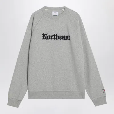 BARBOUR BARBOUR NORTHEAST SWEATSHIRT GRAY BARBOUR X NOAH