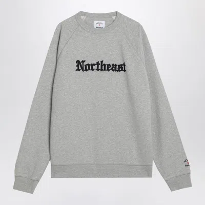 BARBOUR NORTHEAST SWEATSHIRT GRAY BARBOUR X NOAH