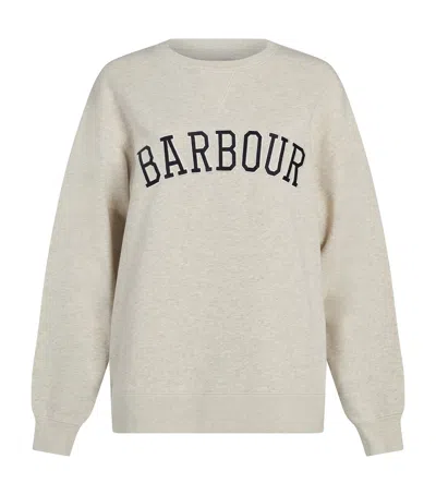 Barbour Northumberland Sweatshirt In Neutral