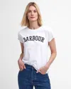 Barbour Northumberland Womens Short Sleeve T-shirt In Multi