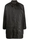 Barbour Classic Northumbria Wax Jacket In Green