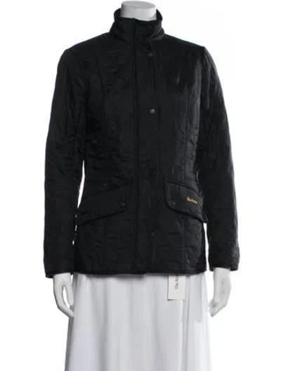 Pre-owned Barbour Nylon Coat In Black