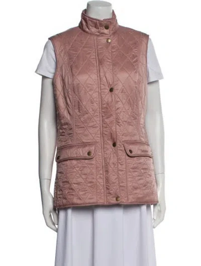 Pre-owned Barbour Nylon Coat In Red