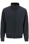 Barbour Blue Nylon Roystone Jacket In Navy