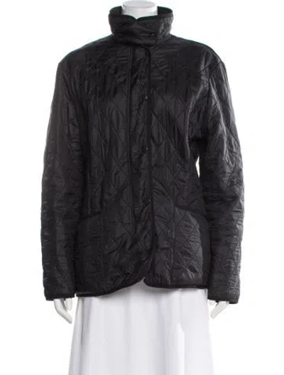 Pre-owned Barbour Nylon Jacket In Black
