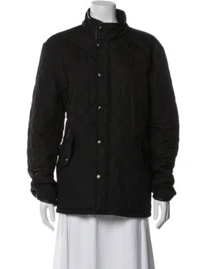 Pre-owned Barbour Nylon Jacket In Black