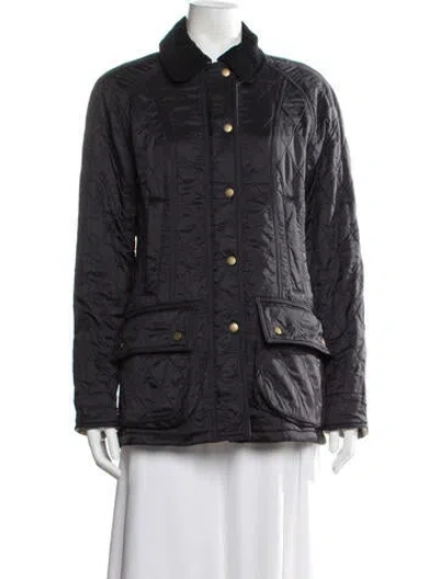 Pre-owned Barbour Nylon Jacket In Blue