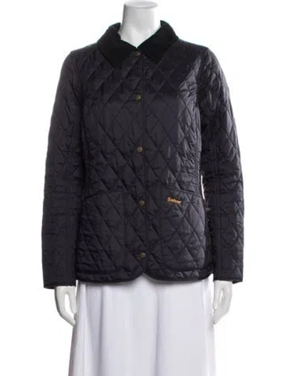 Pre-owned Barbour Nylon Jacket In Blue