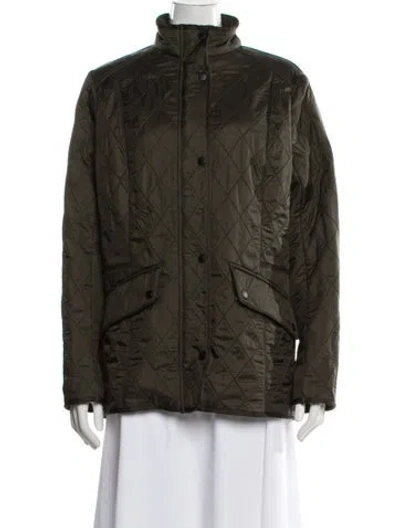 Pre-owned Barbour Nylon Jacket In Green
