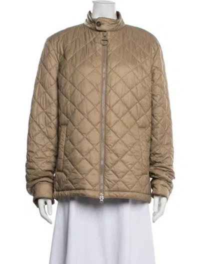 Pre-owned Barbour Nylon Jacket In Neutral