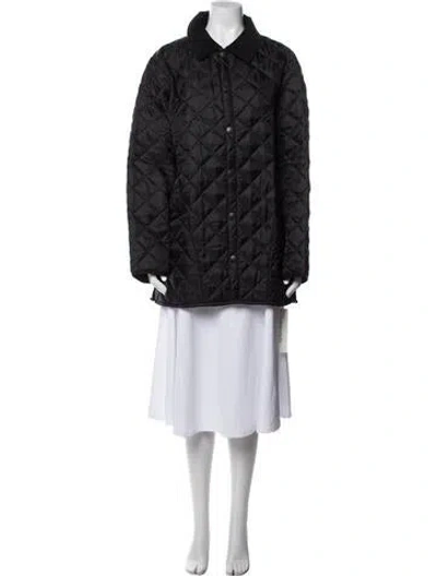 Pre-owned Barbour Nylon Peacoat W/ Tags In Gray