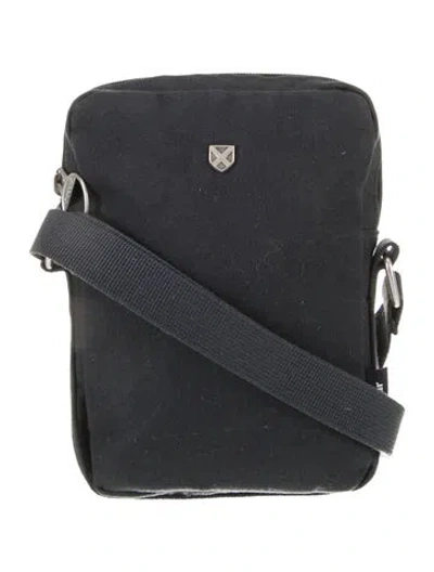 Pre-owned Barbour Nylon Shoulder Bag In Black