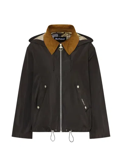 Barbour Nylon Weaver Jacket In Black