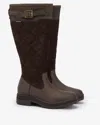 Barbour Oak Womens Tall Boots In Brown