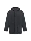 Barbour Oakdale Down Jacket In Gray