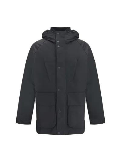 Barbour Oakdale Down Jacket In Gray