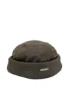 Barbour Cotton Ribbed-brim Hat In Green