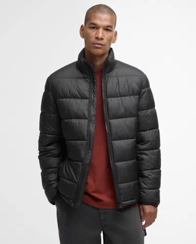 Barbour Offshore Mens Quilted Jacket In Black