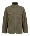 Barbour Multi-pocket Gilet Jacket In Green