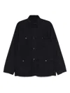 Barbour Blue Cotton Corbridge Jacket With Pockets