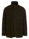 Barbour Ogston Waxed Jacket In Brown
