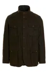 Barbour Ogston Waxed Jacket In Brown