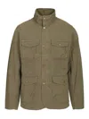 Barbour Multi-pocket Gilet Jacket In Green