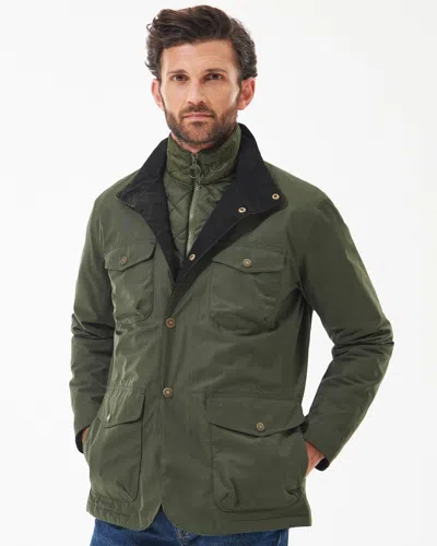 Barbour Ogston Mens Waterproof Jacket In Green