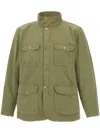 Shop Barbour Ogston Military Jacket In Green