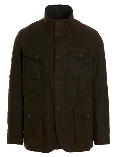 Barbour Ogston Puffer Jackets Green In Brown