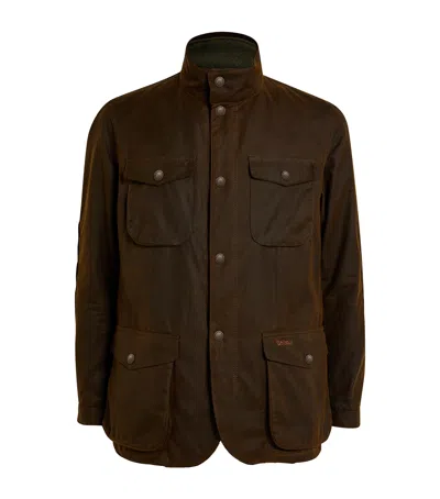 Barbour Ogston Wax Jacket In Green