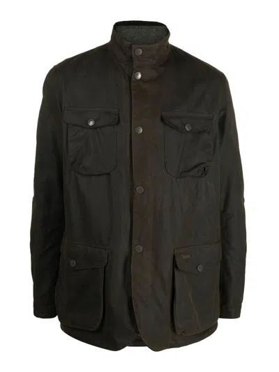 BARBOUR OGSTON WAXED COTTON JACKET
