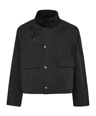 Barbour Os Spey Casual Jacket In Black