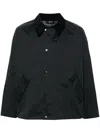 Barbour Transporter Press-stud Shirt Jacket In Blue