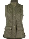 Barbour Core Essentials Otterburn Quilted Vest In Ol52 Olive