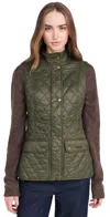 Barbour Core Essentials Otterburn Quilted Vest In Olive