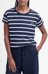 Barbour Otterburn Stripe Pocket T-shirt In Blue