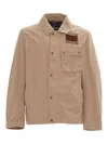 Barbour Workers Patch-pocket Cotton Jacket In Brown