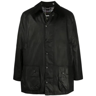 Barbour Beaufort Wax Jacket Clothing In Black
