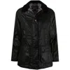 Barbour Classic Beadnell Waxed Jacket In Black